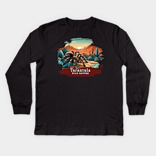 Tarantula - WILD NATURE - TARANTULA SPIDER -1 Kids Long Sleeve T-Shirt